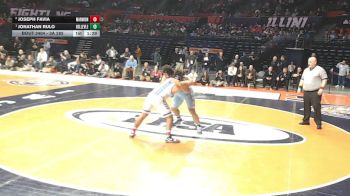 3A 285 lbs 1st Place Match - Jonathan Rulo, Belleville (East) vs Joseph Favia, Aurora (Marmion Academy)