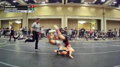 132 lbs Consi Of 32 #2 - Justin Giard, Cats WC vs Garrett Berry, Alta Loma HS