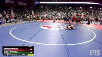 4A-144 lbs Champ. Round 1 - Camron Kendall, Jackson Hole vs Jaxon Martinez, Kelly Walsh