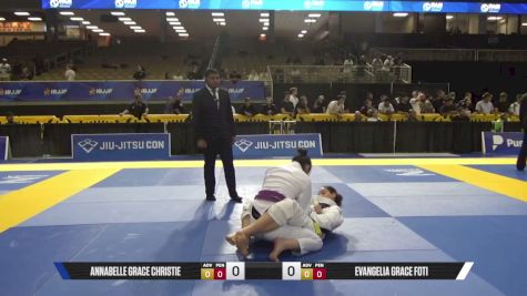 Evangelia Grace Foti vs Annabelle Grace Christie 2026 Pan Jiu Jitsu IBJJF Championship