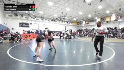 155 lbs Semifinal - Eva Garcia, Marina vs Louisa Siitia, North Torrance