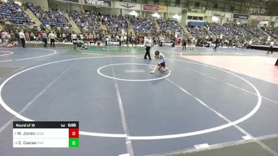 46 lbs Round Of 16 - Willow Jones, Cedaredge vs Caylix Casias, Pikes Peak Warriors