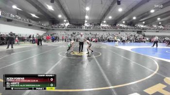 85 lbs Champ. Round 1 - Eli Kertz, Ste. Genevieve Youth Wrestling Club-AAA vs Acen Forfar, Cameron Youth Wrestling Club-AA