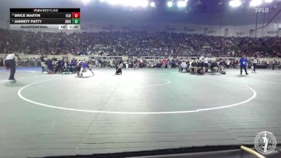 B5A-132 lbs Quarterfinal - Jarrett Patty, Chickasha/Verden vs Brice Martin, Elgin