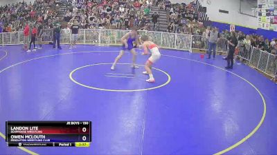 150 lbs Cons. Round 2 - Landon Lite, Scappoose Wrestling vs Owen McLouth, Pendleton Wrestling Club