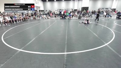 106 lbs Owen Dorshorst, Wisconsin Red vs Andrew Mlynarczyk, Ohio Gray