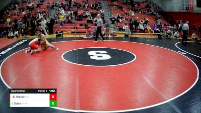 189 lbs Quarterfinal - Braedon Welsh, Fort Cherry Hs vs Issac Basa, Marion Center Area Hs