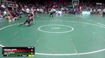 175 lbs Quarterfinal - Jon Mangus, Zionsville vs Michael White, Lawrence North