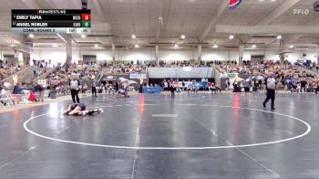 Girls 120 lbs Cons. Round 3 - Emily Tapia, Watertown High School vs Angel Robles, Clarksville High School