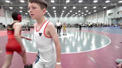 85 lbs Rr Rnd 1 - Gabe Peace, Quest School Of Wrestling ES - EL vs Knox Roegiers, Mat Warriors Orange K6 - EL