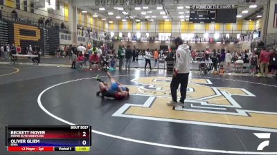 74 lbs Semifinal - Beckett Moyer, Moyer Elite Wrestling vs Oliver Gliem, Iowa