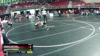 50 lbs 5th Place Match - Cassius Matthias, Nebraska Wrestling Academy vs Kolten Schneider, Fox Fit