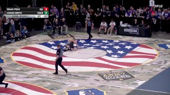 Cons. Round 1 - Logan Smith, Philip/Kadoka Area/Wall vs Isaac Folk, Sisseton