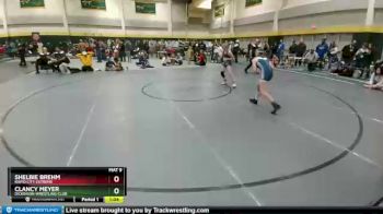 124 lbs Cons. Round 1 - Shelbie Brehm, Rapid City Extreme vs Clancy Meyer, Dickinson Wrestling Club