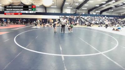 149 lbs Cons. Round 3 - Mason Mangialino, Brockport vs Jacob Cunningham, Messiah