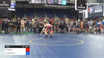 160 lbs Rnd Of 128 - Caden Wright, Pennsylvania vs Kevin Anderson, Wyoming