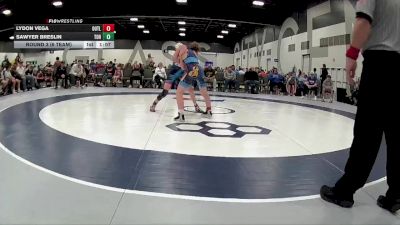 112 lbs Round 3 (6 Team) - Lydon Vega, Indiana Outlaws vs Sawyer Breslin, Team Ohio