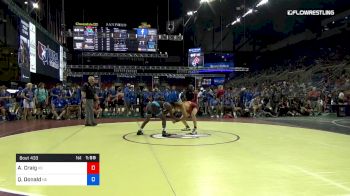 120 lbs Rnd Of 64 - Alyeus Craig, Kansas vs Quentin Donald, Nebraska