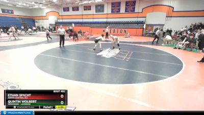 125 lbs Cons. Semi - Quintin Wolbert, Wisconsin - Lacrosse vs Ethan Spacht, North Central (IL)