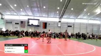 109 lbs Semifinal - Presley Anderson, Dirty Goats vs Anaya Falcon, Pounders WC