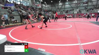 100 lbs Rr Rnd 3 - Da'Von Craven, Bookert T Washing/Carver vs Zoey Vaughn, Sperry Wrestling Club