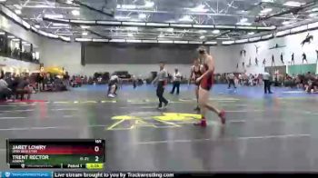 165 lbs Quarterfinal - Jaret Lowry, Ohio Wesleyan vs Trent Rector, Adrian