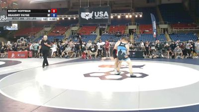 215 lbs Champ. Rd Of 64 - Brody Hoffman, Wisconsin vs Beaudry Payne, Montana