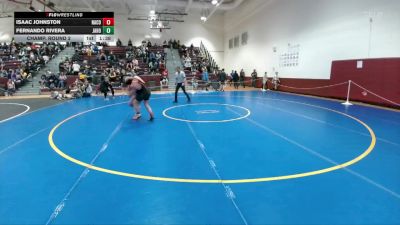 132 lbs Champ. Round 2 - Isaac Johnston, Natrona County vs Fernando Rivera, Jackson Hole