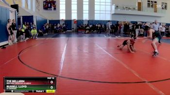 132 lbs Prelim - Russell Lloyd, St Georges vs Tye Bellarin, Red Lion Christian Academy