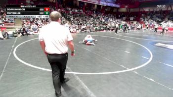157 lbs D1/d2/d3 Finals (sat 3:00 P.m.) - Peyton Lee, Kaukauna vs Devin Johnson, Arrowhead