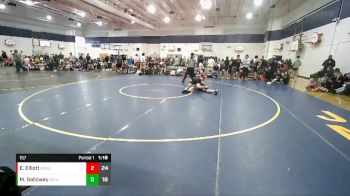 157 lbs Round 1 (4 Team) - Evan Elliott, Washougal vs Mathew Galloway, Selah