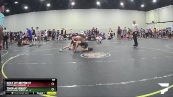117 lbs Round 2 (4 Team) - Thomas Egley, Great Bridge Wrestlng vs Kolt Wojtowecz, Wednesday Warriors