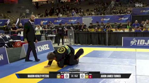 Mason Henley Peters vs Jaxon James Turner 2026 Pan Kids Jiu-Jitsu IBJJF Championship