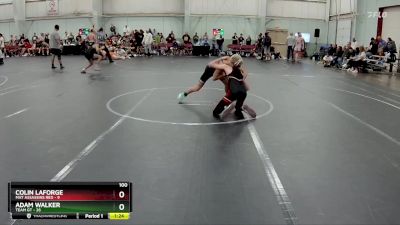 100 lbs Round 3 (8 Team) - Adam Walker, Team GT vs Colin LaForge, Mat Assassins Red