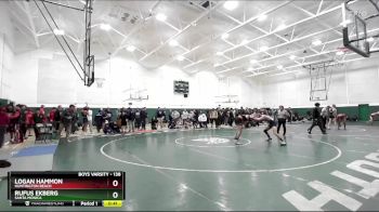 138 lbs Cons. Round 3 - Logan Hammon, Huntington Beach vs Rufus Ekberg, Santa Monica