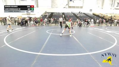 110 lbs Cons. Round 5 - Damon Heames, Black Belt Wrestling Academy vs Luke Windnagle Jr, Akron Wrestling Club