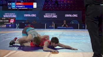 53 kg 1/4 Final - Iulia Leorda, Moldova vs Samantha Stewart, Canada