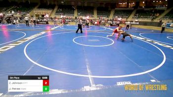 157 lbs 5th Place - Zylan Johnson, Standfast vs JaKoby Petree, Cowboy Wrestling Club