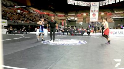 All Cadet Boys Freestyle Lower - 138 lbs Cons. Round 5 - Trajan Pannell vs Justice Commendatore, Cardinal Wrestling Club