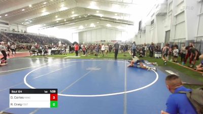 120 lbs Round Of 16 - Diego Cortes, Rancho Bernardo WC vs Royal Craig, Foothill Falcons