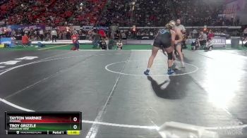 5A 220 lbs Quarterfinal - Troy Grizzle, Mountain View vs Tayton Warnke, Madison