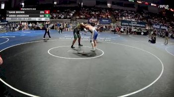 D 1 285 lbs Cons. Round 5 - Aiden Anderson, Baton Rouge vs Gage Brown, St. Paul`s