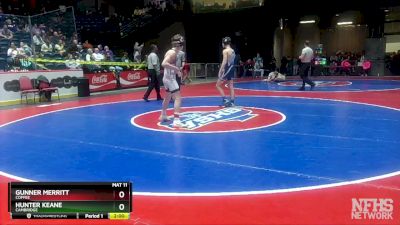 5A-132 lbs Quarterfinal - Gunner Merritt, Coffee vs Hunter Keane, Cambridge