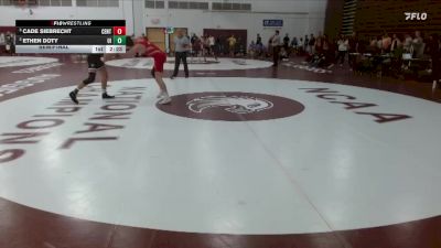 149 lbs Semifinal - Cade Siebrecht, Central vs Ethen Doty, Upper Iowa