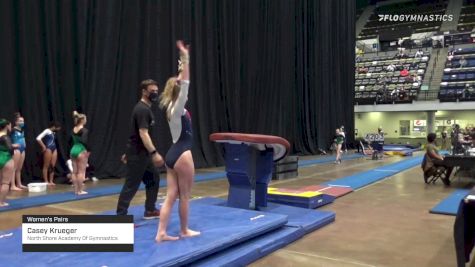 Casey Krueger - Women's Pairs, North Shore Academy Of Gymnastics - 2021 Women's Xcel Region 4 Championships