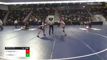 141 lbs Quarterfinal - A.j. Pagliarulo, United State Coast Guard Academy vs Tyler Difiore, Luther College