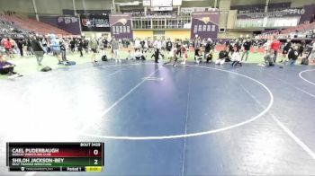 126 lbs Cons. Round 3 - Cael Puderbaugh, Bobcat Wrestling Club vs Shiloh Jackson-Bey, Best Trained Wrestling