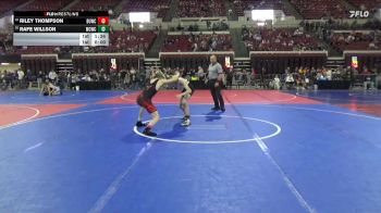 130 lbs Champ. Round 2 - Rafe Willson, Miles City Wrestling Club vs Riley Thompson, Helena Wrestling Club