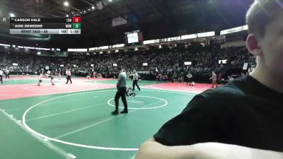 45 lbs Semifinal - Jude DeWeerd, WSW1 vs Carson Hale, LONA
