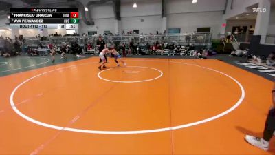 95 lbs Round 5 - Francisco Grajeda, Lubbock-Cooper High School Wrestling vs Ava Fernandez, Grapevine Wrestling Club